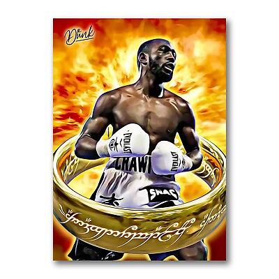 Terence Crawford Lord Of The Ring Sketch Card Limited 19 30 Dr. Dunk Signed