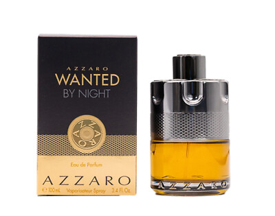 #ad Azzaro Wanted by Night by Azzaro 3.4 oz EDP Cologne for Men New In Box