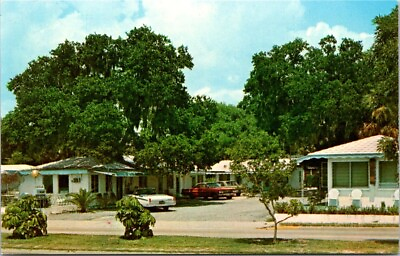#ad #ad c1960 Cozy Tami Trail Motel AC Heat TV Sarasota Florida Vintage Postcard