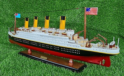 NEW Titanic Model Ship 32quot;L White Star Line Boat Unique Home Decor Birthday Gift