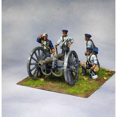 #ad Napoleonic 28mm British Artillery Various Poses Waterloo Wargames Collectors