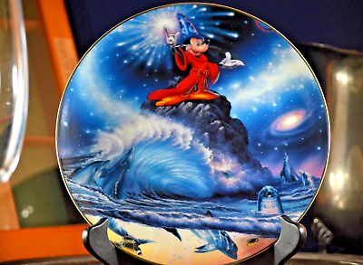 #ad Lassen Walt Disney Mickey Mouse quot;Sorcerer of the Seaquot; Collectors Plate Limited
