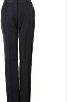#ad Cartier Uniformes Black Dress Pants US Size 6 French Size 38 Straight Leg