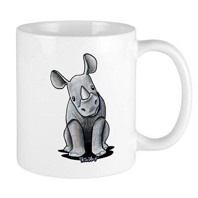 #ad CafePress Cute Rhino Mug 11 oz Ceramic Mug 776452869
