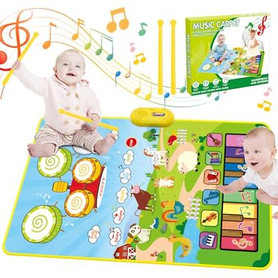 #ad Musical Toys for Toddlers 1 3 Pakoo 3 in 1 Baby 31.5*19.7*0.8 inch Green
