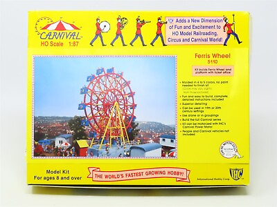 #ad #ad HO 1 87 Scale IHC Carnival Plastic Kit #5110 Ferris Wheel