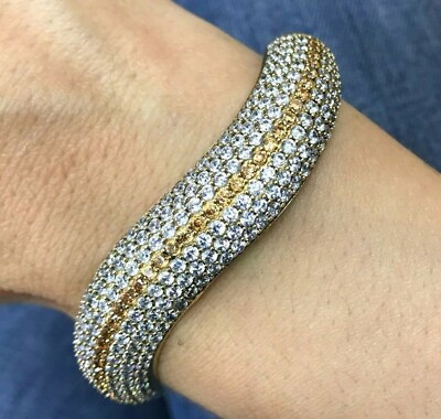 #ad Turkish Handmade Jewelry Sterling Silver 925 Quartz Bracelet Bangle Cuff