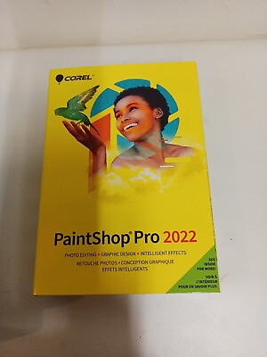 Corel PaintShop Pro 2022 for Windows FULL RETAIL VERSION PSP2022EFMBAMC