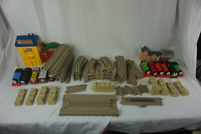 #ad Thomas amp; Friends Thomas The Train Trackmaster Train Lot Engines Track Buildings