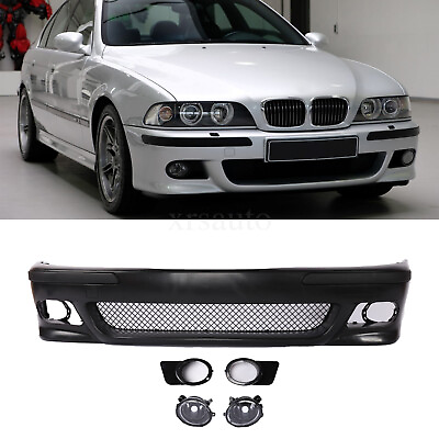 #ad Fit for BMW E39 5SERIES M5 STYLE FRONT BUMPER COVER BODY FOG LIGHT 96 03