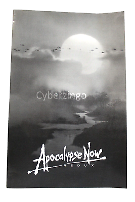 Apocalypse Now Redux Program Zoetrope United Artists Miramax Vintage 2000