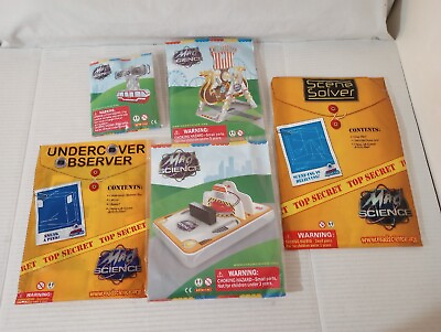 #ad Lot Of 5 Mad Science Kits
