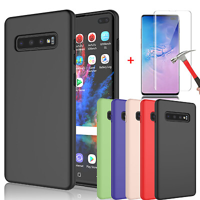 For Samsung Galaxy S10e S10 S10 Plus S9 Shockproof Silicone Case Phone Cover