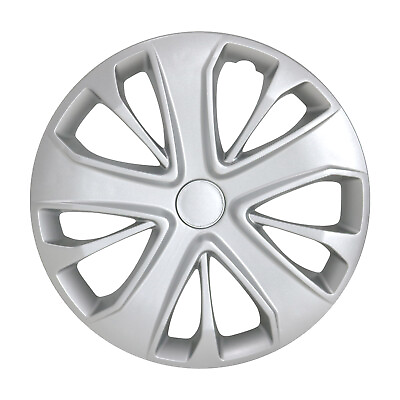 15quot; Wheel Rim Cover Guard for Mini Tire Hub Caps Snap On ABS Silver