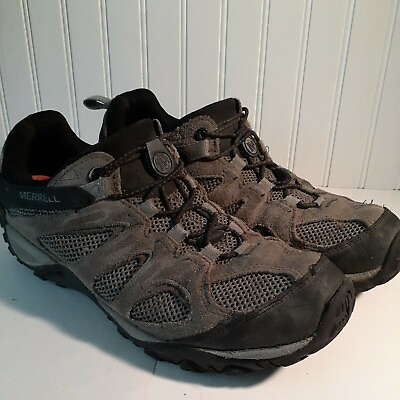 Mens Merrell Hiking Shoes Size 9.5 Yokota 2 Drawstring Pull On Pre owned