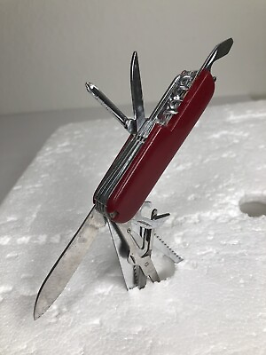 #ad #ad Victorinox Swiss Army Classic SD Pocket Knife Red .PREOWNED GOOD.