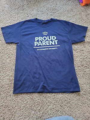 #ad Old Dominion University Proud Parent t shirt Navy Blue XL Monarchs