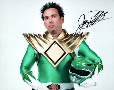 Jason David Frank Signed Green Ranger 8X10 Photo Power Rangers Autograph reprint