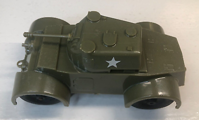 Processed Plastics US Army Armored Car Vintage 1950s United States Military Toy