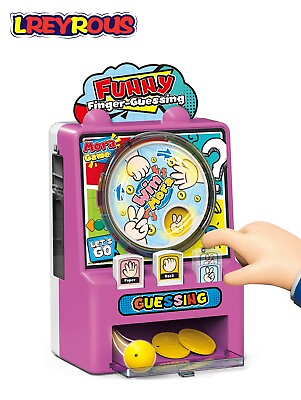 #ad Educational Learning Mini Happy Finger Guessing Machine Toy Gift Game purple
