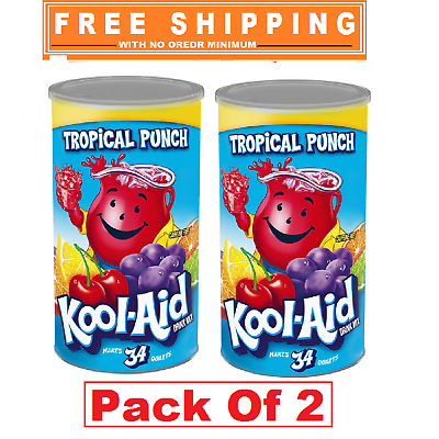#ad Kool Aid Sweetened Tropical Punch Powdered Drink Mix 82.5 oz. 2Packs