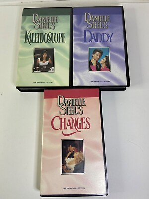 Danielle Steel The Movie collection VHS Changes Daddy Kaleidoscope lot of 3 M2