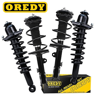 #ad 2x Front 2x Rear Struts Replacements for 2009 2010 Toyota Corolla 1.8L