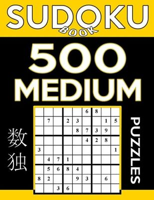 #ad Sudoku Book 500 Medium Puzzles: Sudoku Puzzle Book With Only One Level of D...