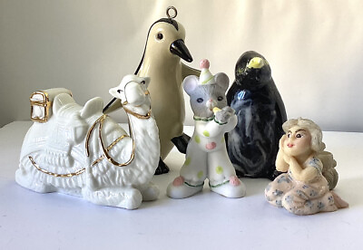 #ad figurine Penguins And Camel Collectible Replacements Vintage Sale
