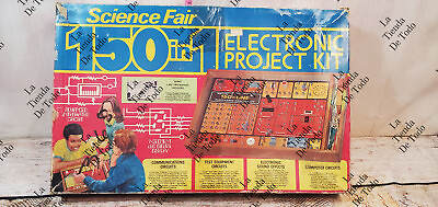 #ad 1970s Science Fair Electronic Project Kit