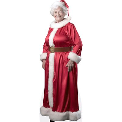 #ad Mrs Claus Red Dress Life Size Cutout