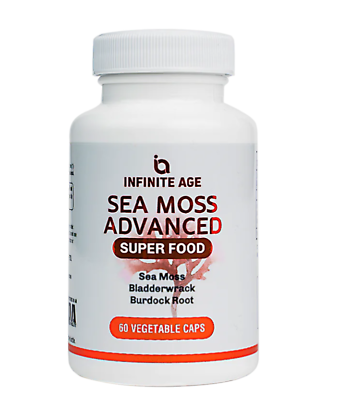 Infinite Age Sea Moss Advanced High Potency Super Food 60 Capsules