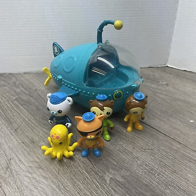 The Octonauts Gup A Deluxe Vehicle Playset Explore Rescue Protect 2010 Mattel