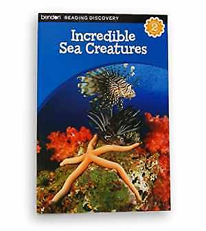 Bendon Reading Discovery Book Level 2 Incredible Sea Toy Very Good