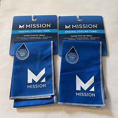 2 Mission Premium Cooling Towels