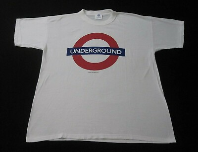 London Underground Shirt Men#x27;s XL Official Merchandise B8