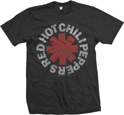 Red Hot Chili Peppers Vintage Logo T SHIRT S M L XL 2XL Brand New Official