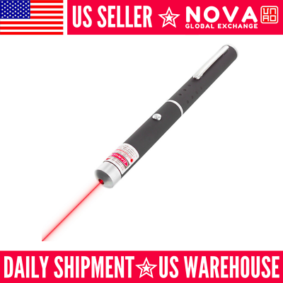 #ad Red Laser Pointer 5mW High Power Pen Beam Light New USA