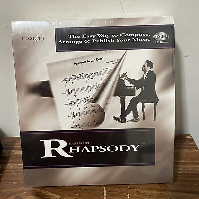 Passport Rhapsody Easy Way To Compose Arrange Publish Music Windows 95 3.1