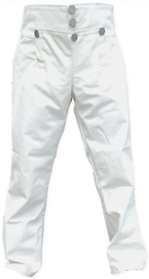 Reproduction Revolutionary War Era Trousers for Reenactors WHITE