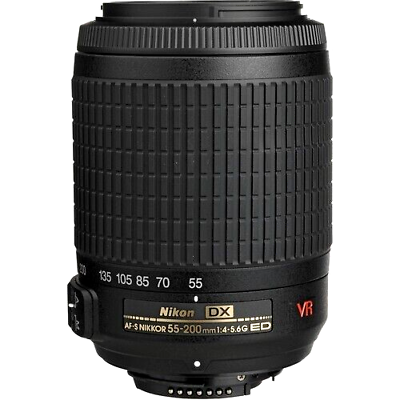#ad Open Box Nikon Zoom NIKKOR 55 200mm f 4.0 5.6 DX G SWM AF S VR IF ED Lens