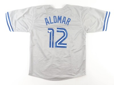 Roberto Alomar Signed Toronto Blue Jays Jersey JSA COA 12×All Star 2nd Baseman