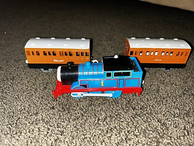 #ad Trackmaster THOMAS the TRAIN Motorized Engine Mattel with Annie Clarabel Tomy