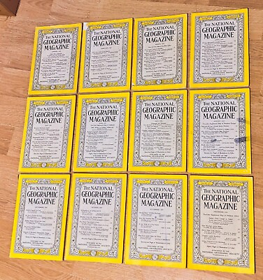National Geographic Magazines 1920 1983 Vintage Print Ads; YOU PICK Issues WOW