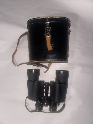 Vintage Tasco Binoculars 7X50 375FT 1000yds with case