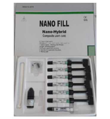 #ad Ammdent Nano Fill Nano Hybrid Light Cure Composite Kit Resin Microparticles.
