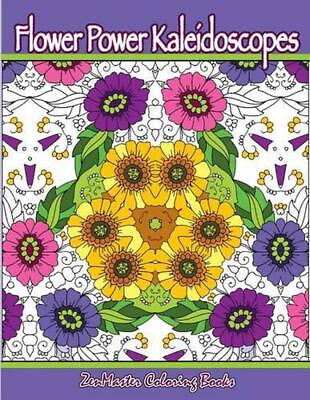 #ad Flower Power Kaleidoscopes: Floral inspired kaleidoscope coloring designs for ad