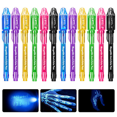 UV Light Pen Invisible Ink Secret Marker Spy Pen Secret Message Christmas Party