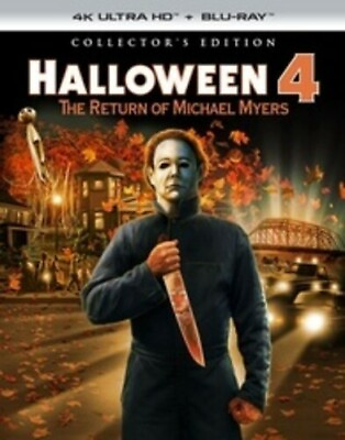 Halloween 4: The Return of Michael Myers New 4K UHD Blu ray Collector#x27;s Ed