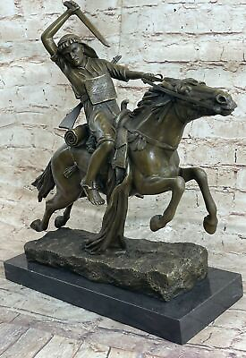 Beautiful Franz Bergman bronze of an Arab warrior on a Horse. signed Sale Artwor